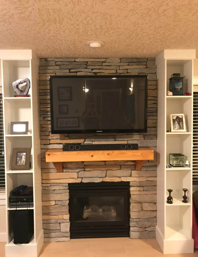 TV stand and Fireplace Upgrade | Tui Developments